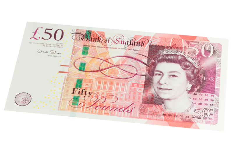 Counterfeit 50 Pound Notes