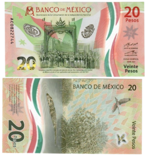 Buy Counterfeit Mexican 20 pesos note 36000 pesos worth